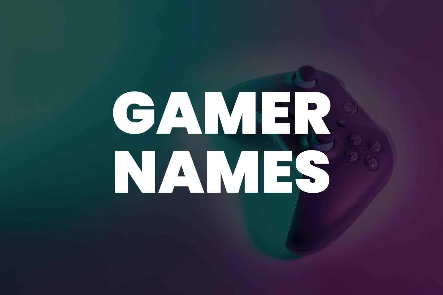 Ejemplos de Nicks Gamer Creativos